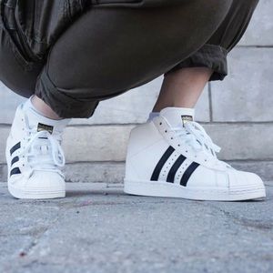 Adidas Shell Toe High Tops